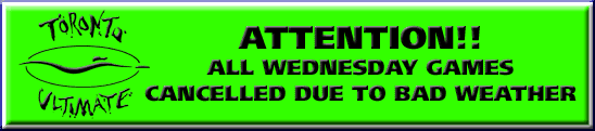 All Wednesday games cancelled due to bad weather